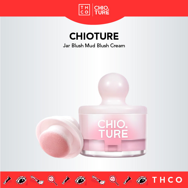 CHIOTURE Jar Blush Mud Blush Cream Chio ture 稚优泉罐罐腮红泥膏 膨胀收缩色紫