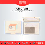 CHIOTURE Four Color Highlighter Contour Palette Chio ture 稚优泉四色修颜高光修容盘 阴影哑光高光一体盘