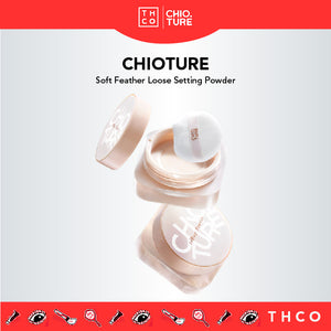 CHIOTURE Soft Feather Loose Setting Powder Chio ture 稚优泉羽柔定妆散粉 控油持久蜜粉粉饼