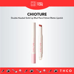 CHIOTURE Double-Headed Solid Lip Mud Pencil Velvet Matte Lipstick Chio ture 稚优泉双头固体唇泥笔 丝绒雾面哑光唇刷唇釉