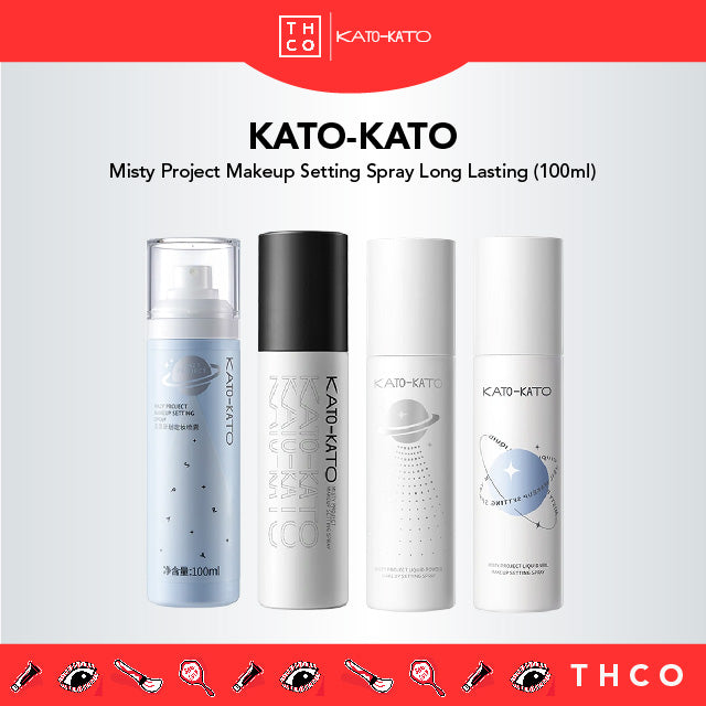 KATO-KATO Misty Project Makeup Setting Spray Long Lasting (100ml) Katokato 造雾计划定妆喷雾 持妆控油喷雾 (100ml)