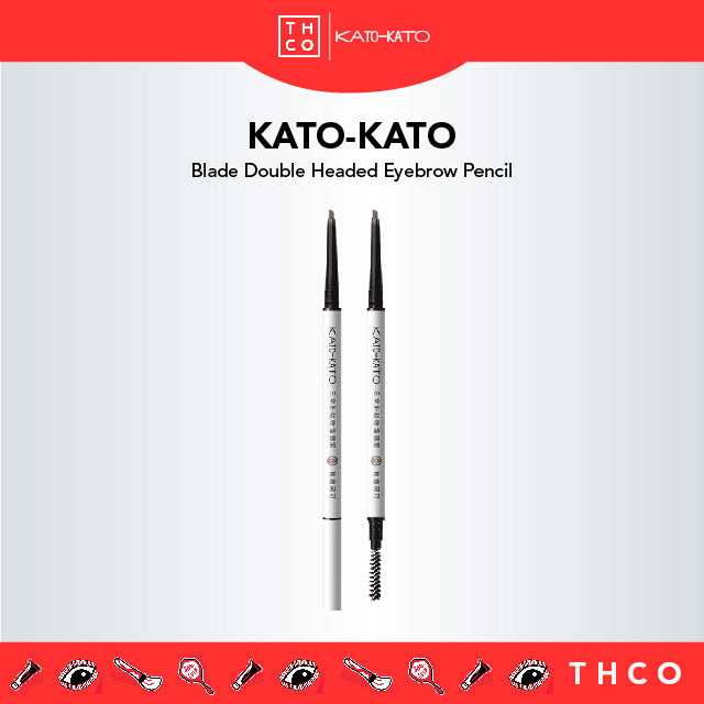 KATO-KATO Blade Double Headed Eyebrow Pencil Katokato 日常补给精微锋眉笔 持妆自然野生眉细头眉粉