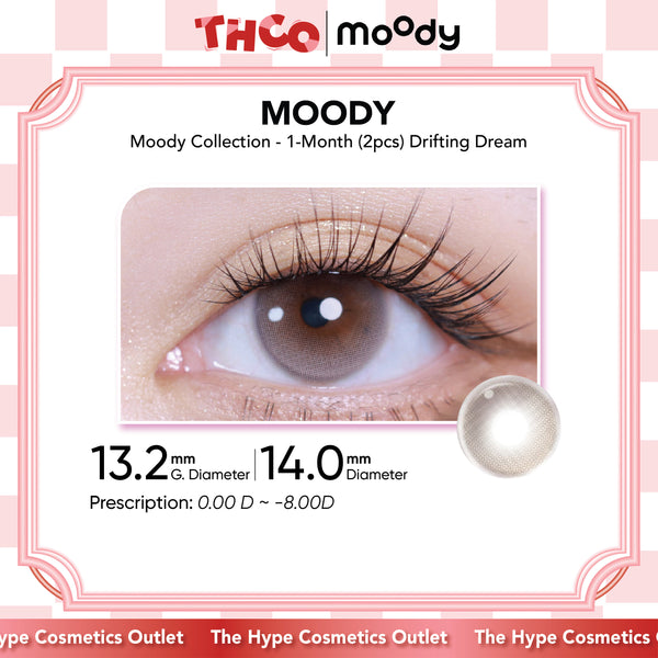 MOODY Moody Collection - 1-Month (2pcs) Drifting Dream MOODY美瞳月抛精选系列浮云梦游