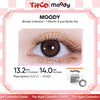 MOODY Moody Collection - 1-Month (2 pcs) Barley Tea MOODY美瞳月抛精选系列麦麦黑茶