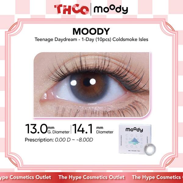 MOODY Teenage Daydream - 1-Day (10pcs) Coldsmoke Isles MOODY美瞳日抛少女白日梦冷烟岛屿