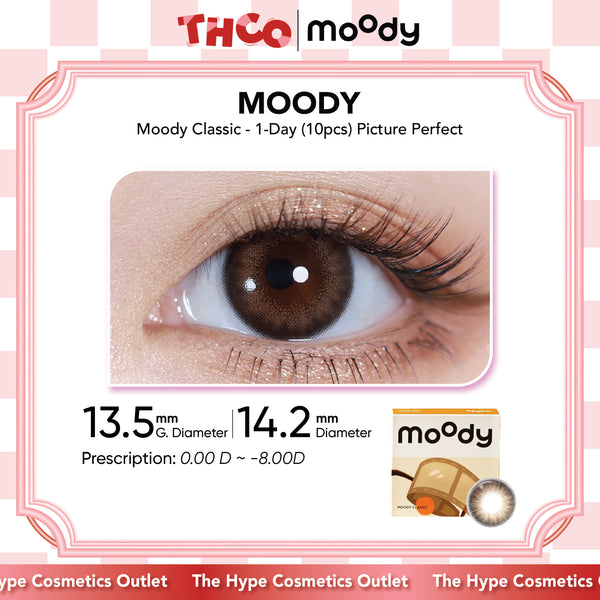 MOODY Moody Classic - 1-Day (10pcs) Picture Perfect MOODY美瞳日抛经典系列胶片棕色