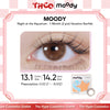 MOODY Night at the Aquarium - 1-Month (2 pcs) Vacation Starfish MOODY美瞳月抛水族馆彩色隐形近视眼镜度假海星