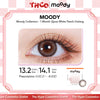 MOODY Moody Collection - 1-Month (2pcs) White Peach Oolong MOODY美瞳月抛精选系列白桃乌龙