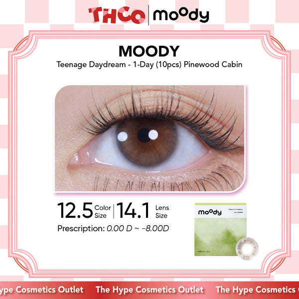 MOODY Teenage Daydream - 1-Day (10pcs) Pinewood Cabin MOODY美瞳日抛少女白日梦松林木屋