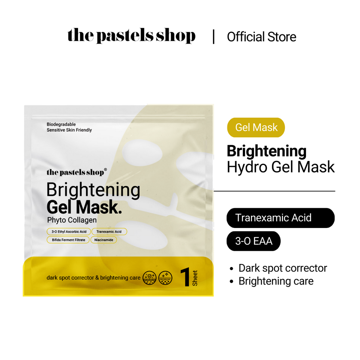 TPS Brightening Gel Mask Phyto Collagen white cover
