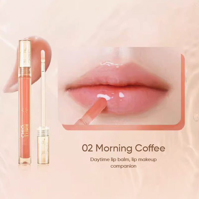 CHIOTURE Moisturizing Lip Oil Hydrating Night Care Lip Mask Chio ture 稚优泉护唇油保湿滋润 唇膜叠涂玻璃唇透明唇蜜