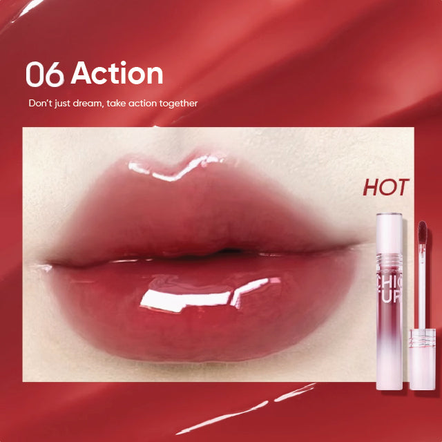 CHIOTURE Light Lip Gloss Moisturizing Lip Glaze Chio ture 稚优泉光感护唇蜜 水光镜面唇釉口红