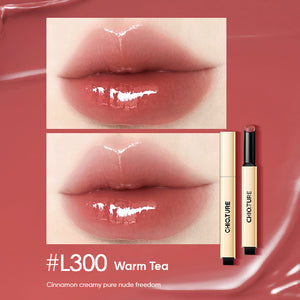 CHIOTURE Solid Lip Gloss Small Gold Tube Lipstick Chio ture 稚优泉持光固体唇蜜 小金管唇釉镜面水光口红