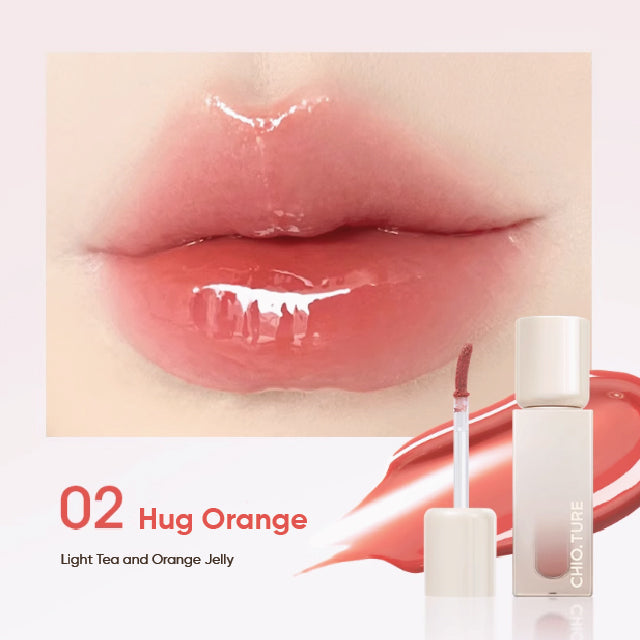 CHIOTURE Colour Locking Glossy Lip Glaze Mirror Lipstick Chio ture 稚优泉锁色水光唇釉 持妆滋润镜面口红