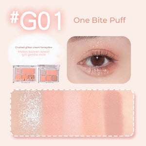 GOGO TALES Soft Fog Matte Light Makeup Eyeshadow Palette Gogotales 戈戈舞柔雾轻妆5色眼影盘 哑光大地色一体眼影盘