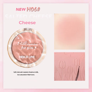 HOLD LIVE Light Shadow Gradient Blush Powder Blusher Holdlive 光影渐变腮红盘 三色提亮膨胀色