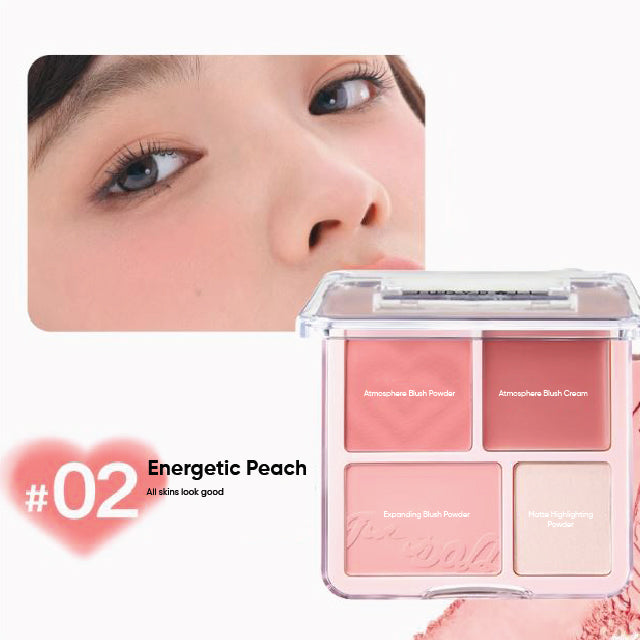 JUDYDOLL Blush Highlighter Palette Blush Cream Powder 橘朵腮红高光盘 腮红膏腮红盘