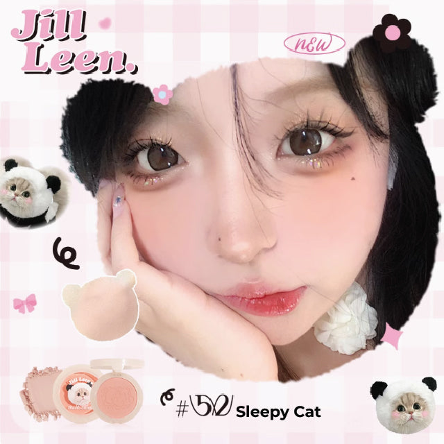 JILL LEEN Colorful Soft Matte Blush Jillleen 缤纷柔雾腮红