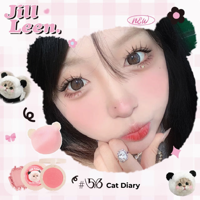 JILL LEEN Colorful Soft Matte Blush Jillleen 缤纷柔雾腮红