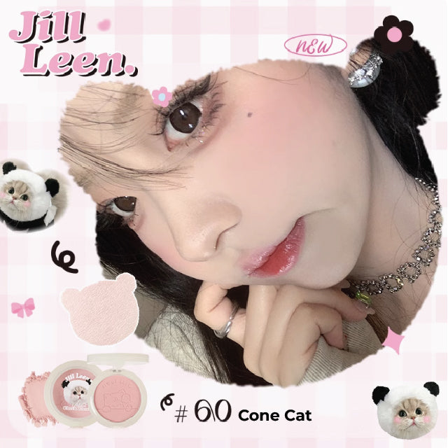 JILL LEEN Colorful Soft Matte Blush Jillleen 缤纷柔雾腮红