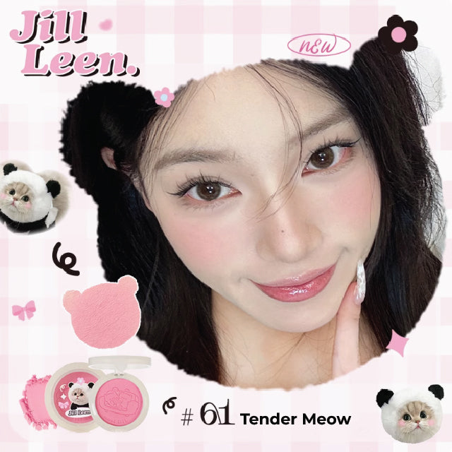 JILL LEEN Colorful Soft Matte Blush Jillleen 缤纷柔雾腮红