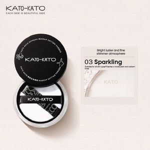 KATO-KATO Refresh Makeup Setting Powder Oil Control Loose Powder (6.5g/20g) KatoKato 刷新定妆散粉 控油定妆油皮干皮散粉 (6.5g/20g)