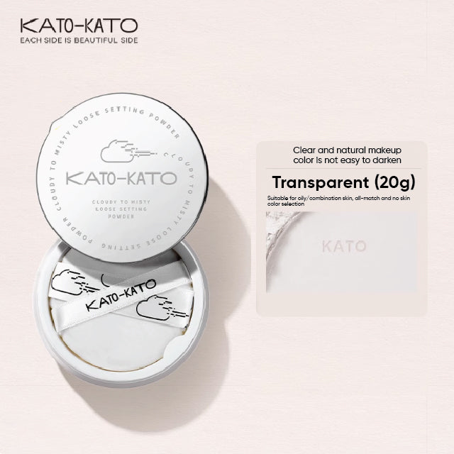 KATO-KATO Cloudy to Misty Loose Setting Powder Oil Control (8g/20g) Katokato 多云转雾控油散粉 控油持妆油皮散粉 (8g/20g)