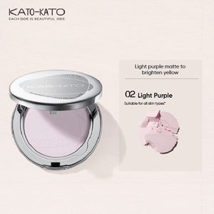 KATO-KATO Soft Focus Setting Pressed Powder (9g) Katokato恰好合拍防水柔焦蜜粉饼 控油定妆持妆 (9g)