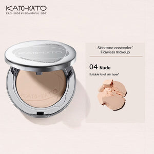 KATO-KATO Soft Focus Setting Pressed Powder (9g) Katokato恰好合拍防水柔焦蜜粉饼 控油定妆持妆 (9g)