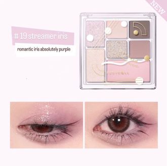 JUDYDOLL Play Colors Eyeshadow All in 1 Palette Judydoll 橘朵玩趣7色眼影盘 橘朵AllIn1眼影盘 4色眼影高光打亮腮红修容 - 7 Shades