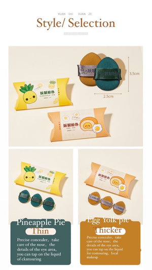 YAOZHI Mini Multi- Function Cushion Puff 3pcs Yaozhi 妖制迷你气垫粉扑