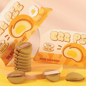 YAOZHI Crazy Egg Yolk Pie Powder Puff (10 Pcs) 妖制疯狂蛋黄派粉扑 干湿两用化妆粉扑（10枚）