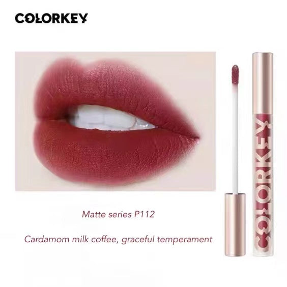 COLORKEY Airy Lip Lacquer Matte Liquid Lipstick Lip Gloss Colorkey 珂拉琪空气唇釉丝绒雾镜面哑光漆光唇釉