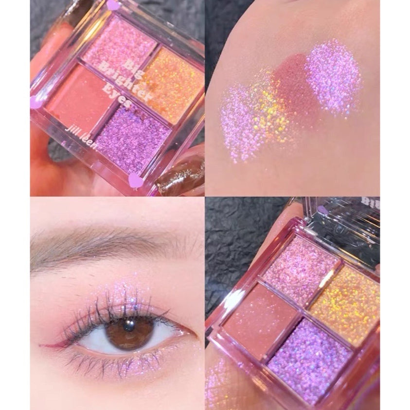 JILL LEEN 4 Colors Mini Eyeshadow Palette Jillleen 迷你四色眼影盘