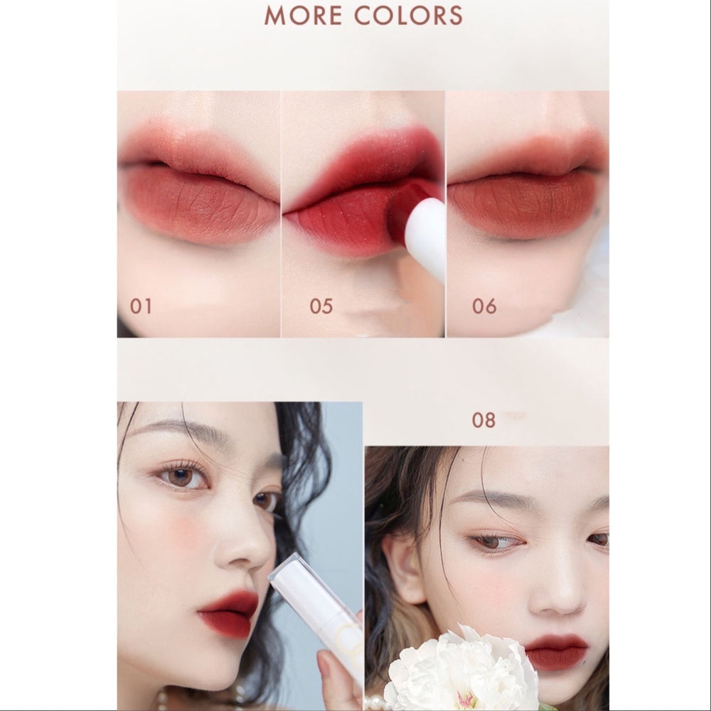 CC SHEER Thick Mud Bobo Solid Lip Mud Lip Glaze CC SHEER 柚子小西厚泥啵啵固体唇泥