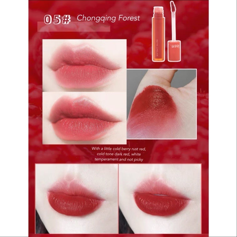 JILL LEEN Matte Velvet Lip Glaze Jillleen 雾色哑光丝绒唇釉