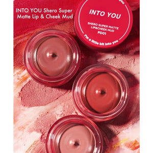 INTOYOU Shero Super Matte Lip & Cheek Mud Into You 心慕与你慕斯雾面哑光唇泥腮红