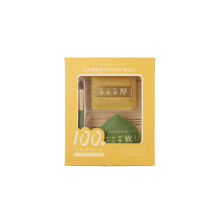 AMORTALS KOREA 100 Score Makeup Puff Set Amortals 尔木萄100分棉花糖粉扑