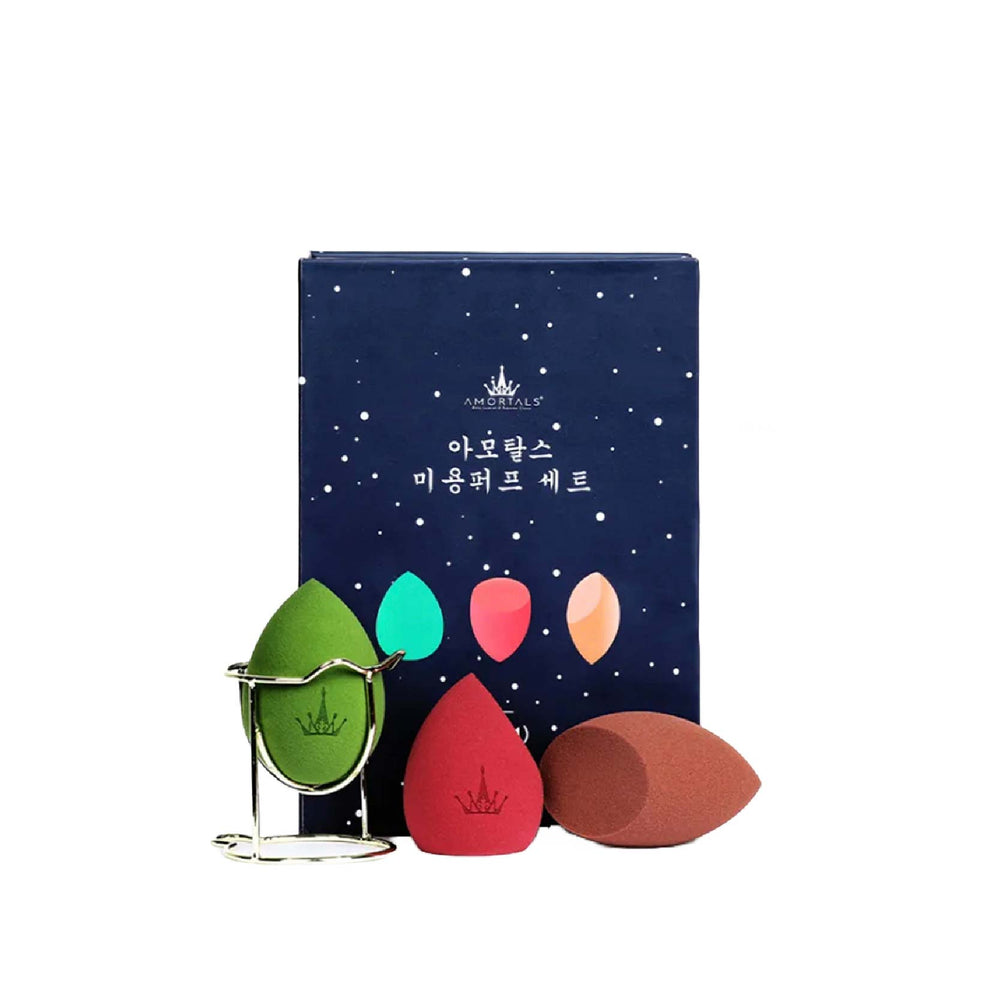 AMORTALS KOREA Airspace Makeup Sponge Set Amortals Beauty Sponge 尔木萄星空美妆蛋套盒 尔木萄小红书抖音爆款美妆蛋海绵蛋