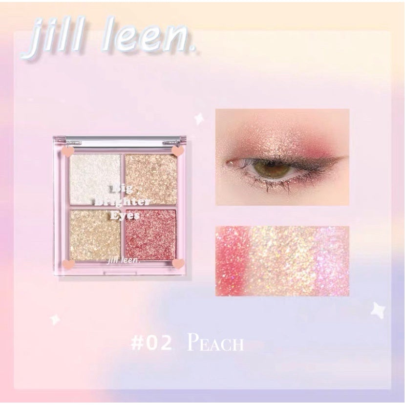 JILL LEEN 4 Colors Mini Eyeshadow Palette Jillleen 迷你四色眼影盘