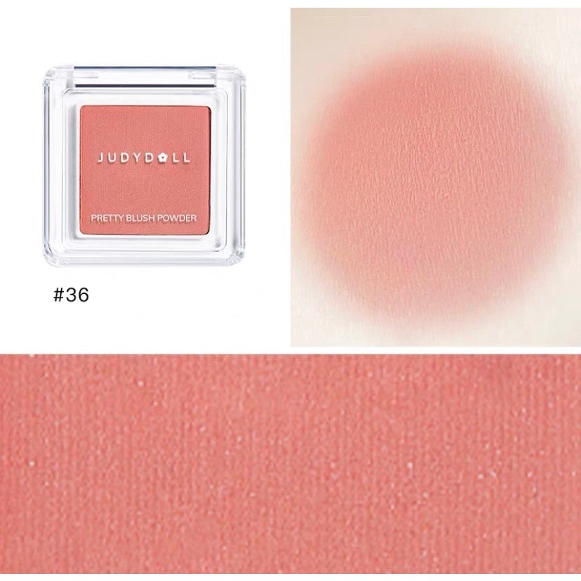 JUDYDOLL Pretty Blush Powder Play Colors Blush Pigmented & Blendable Judydoll 橘朵单色腮红 橘朵玩趣拼色腮红 小巧便携 显色易晕染