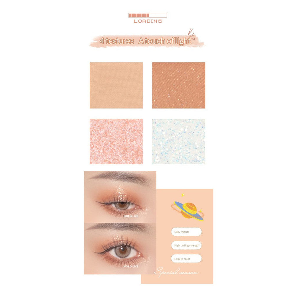 HOLD LIVE Shining Star Eyeshadow Palette Ruler Holdlive 指牟星辉眼影盘