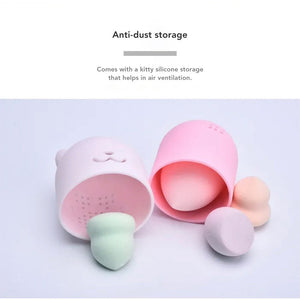 MALIAN Travelling Kitty Beauty Sponge Kit