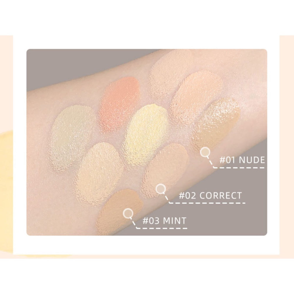 JILL LEEN Triple Shade Cream Concealer Palette Jillleen 三色平衡遮瑕盘 遮瑕盘眼下遮瑕