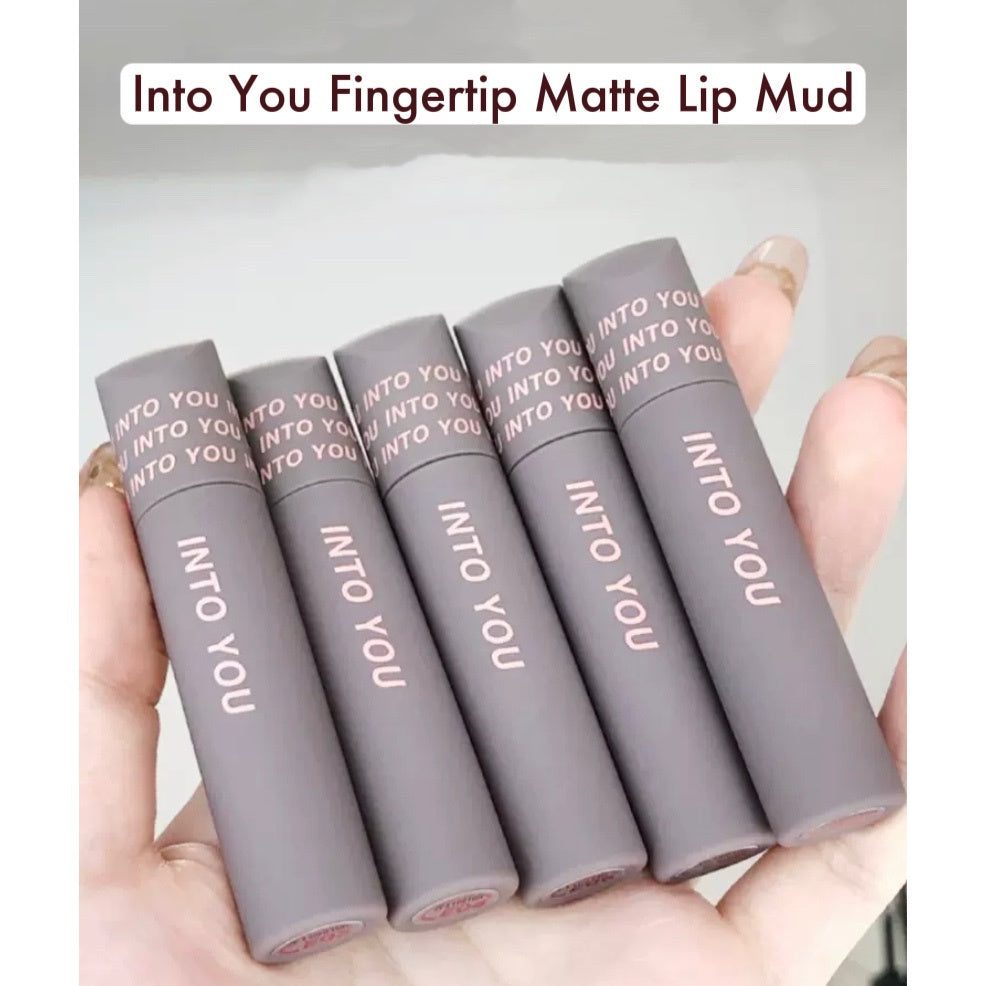 INTOYOU Fingertip Matte Lip Mud Glossy Lipstick Into You