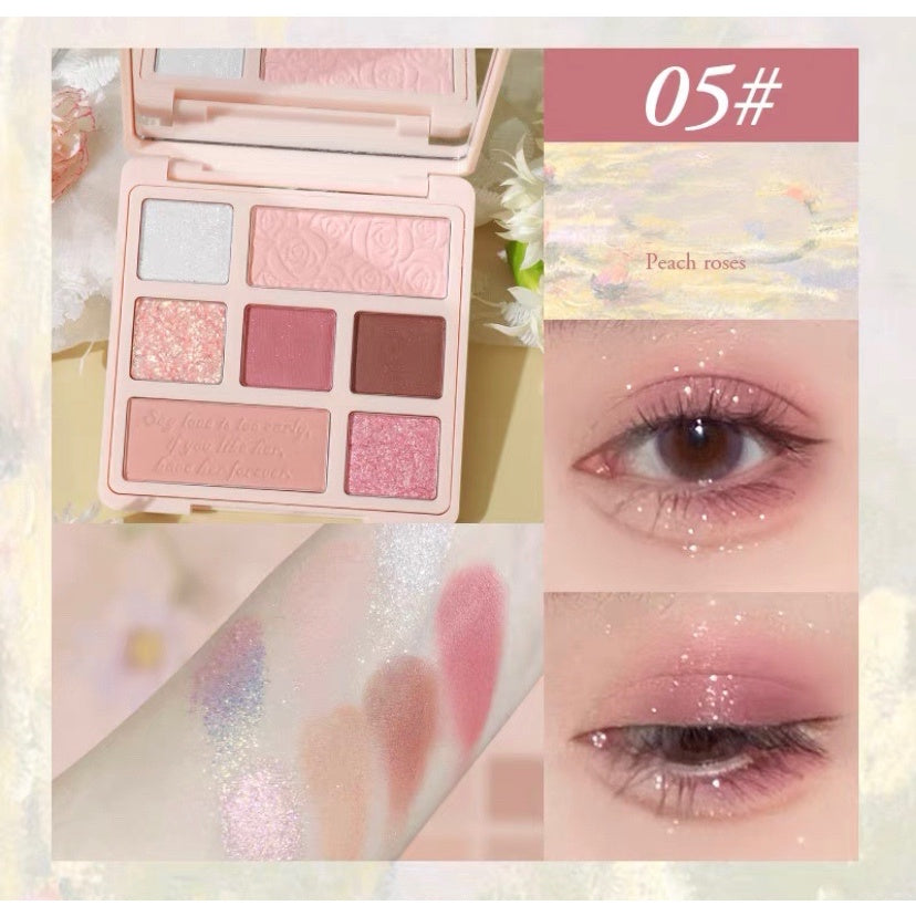 HOLD LIVE Paris Garden Series Eyeshadow Palette Holdlive 巴黎花园眼影盘