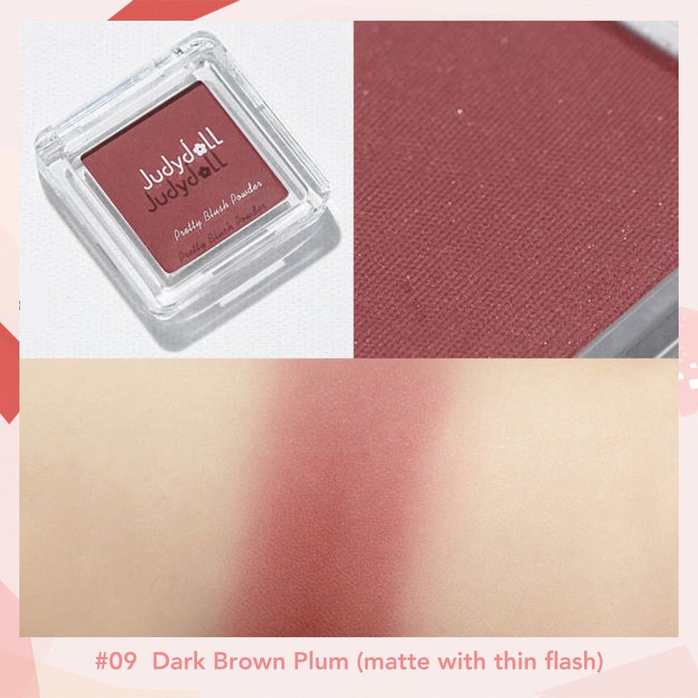 JUDYDOLL Pretty Blush Powder Play Colors Blush Pigmented & Blendable Judydoll 橘朵单色腮红 橘朵玩趣拼色腮红 小巧便携 显色易晕染