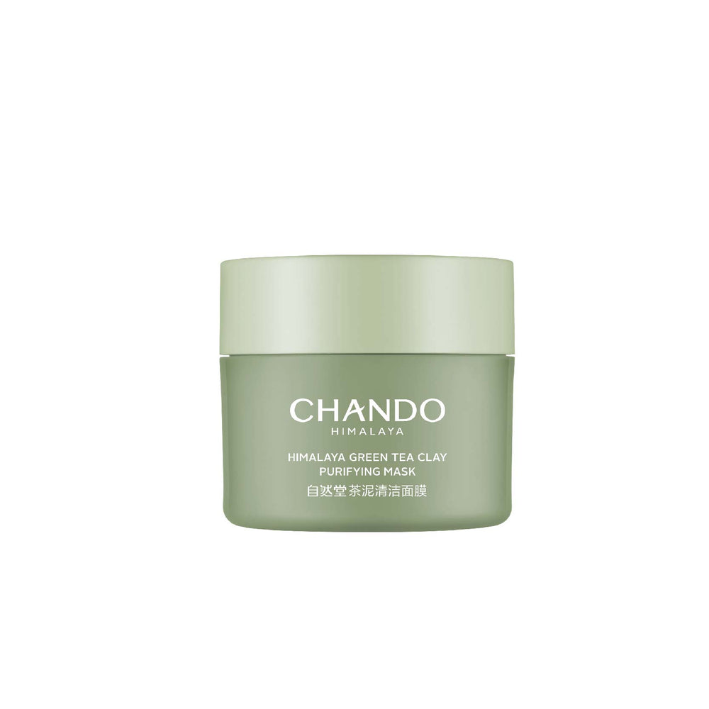 Chando Himalaya Green Tea Clay Pore Cleansing Purifying Mask (100g) 自然堂茶泥清洁面膜 改善黑头角质控油 100g