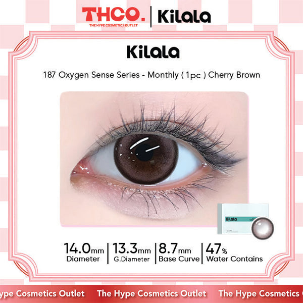 KILALA 187 Oxygen Sense - 1-Month (1 pc) Rose (Cherrys Brown) K126春樱棕