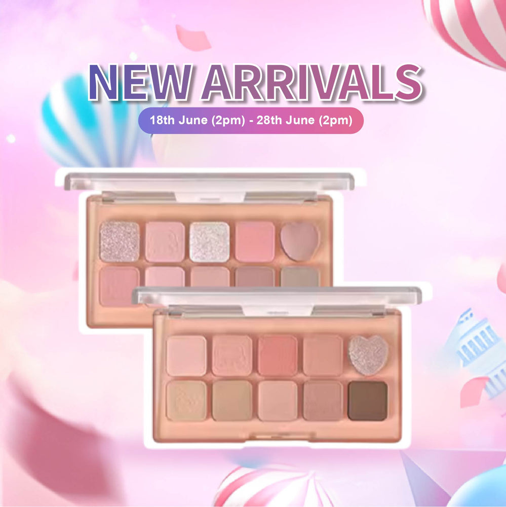 GOGO TALES Sweet Misty 10 Color Eyeshadow Palette Highlight Blush Gogotales 戈戈舞甜心朦雾十色眼影盘 腮红高光一体盘